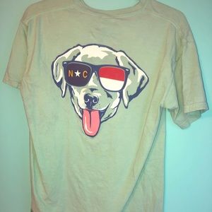 Live Oak Brand  Aqua Colored T-Shirt. Size MEDIUM.